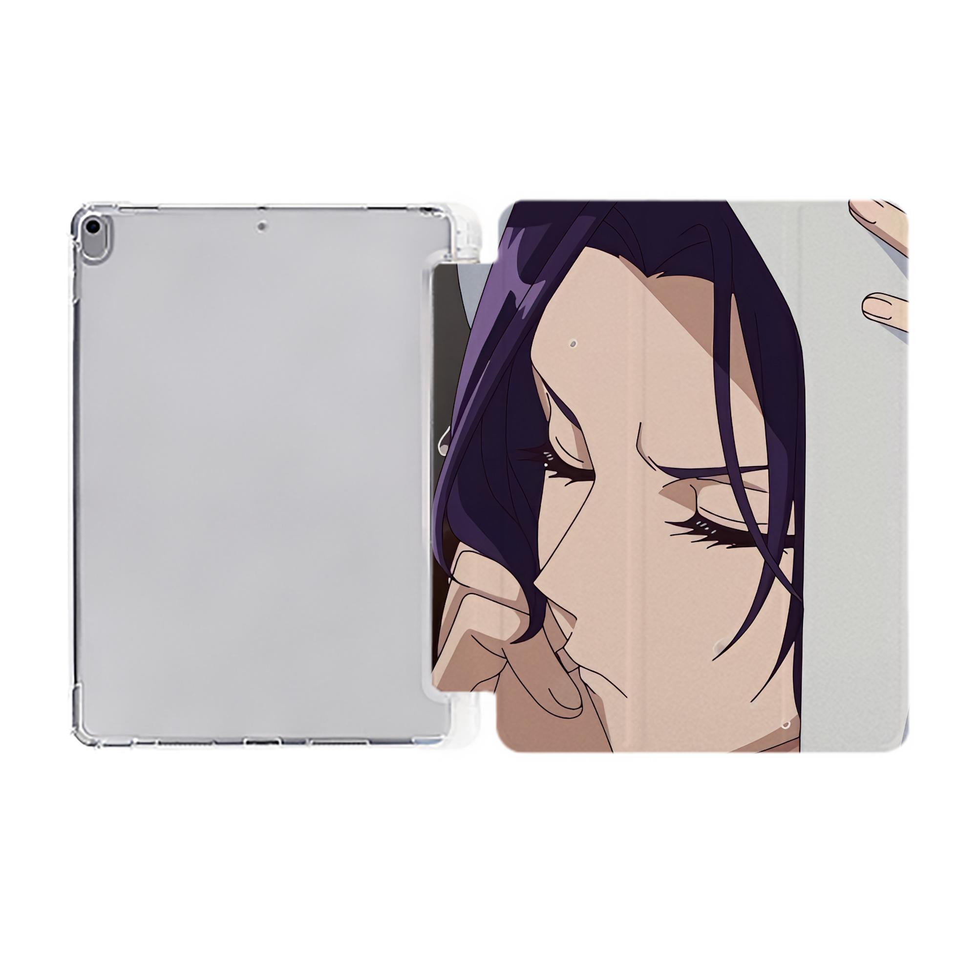 （画像用） 薬屋のひとりごと The Apothecary Diaries IPad ケース ペン収納付き 三つ折りスタンド PUレザー×シリコン 対応機種9.5/10.5/10.9インチ